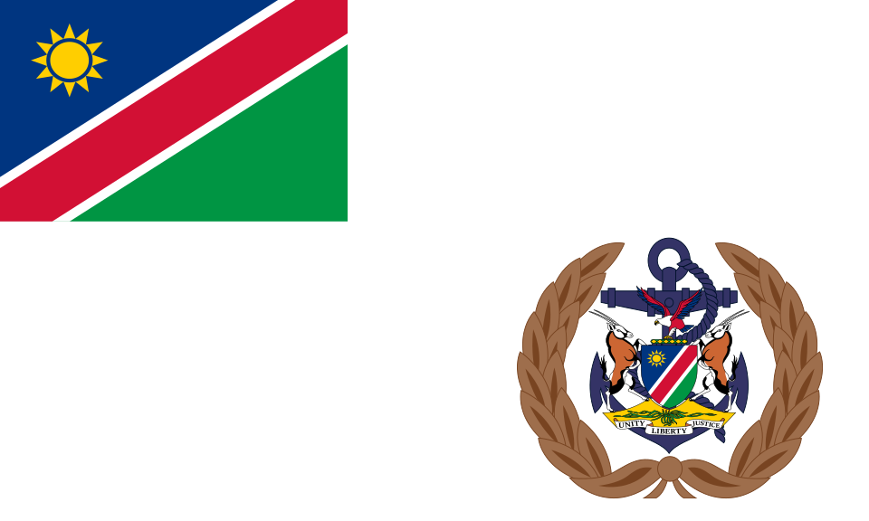 Fayl:Flag of the Namibian Navy.svg