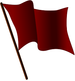 Fayl:Maroon flag waving.svg