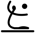 Fayl:Sitting volleyball - Paralympic pictogram.svg