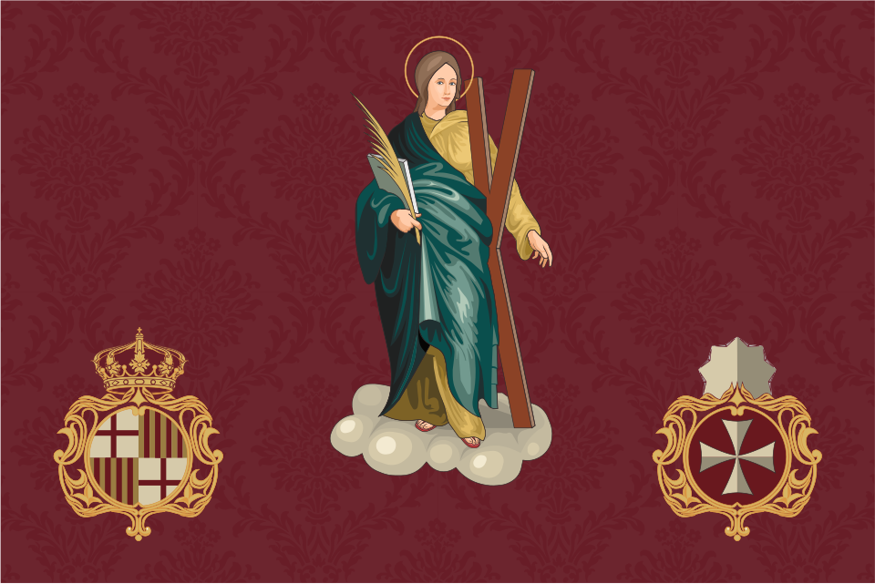 Fayl:Flag of Barcelona, 1600s.svg