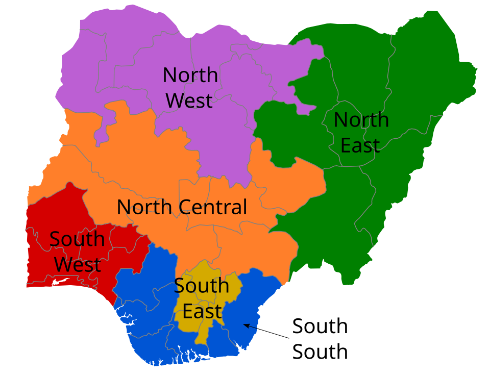 Fayl:Geopolitical Zones of Nigeria.svg