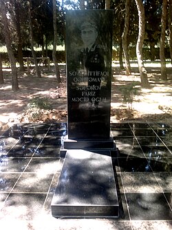 Faxriylar xiyobonidagi Fariz Safarov qabri