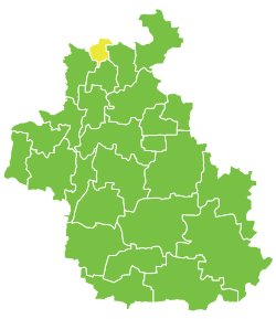 Nohiyaning Idlib muhofazasida joylashuvi