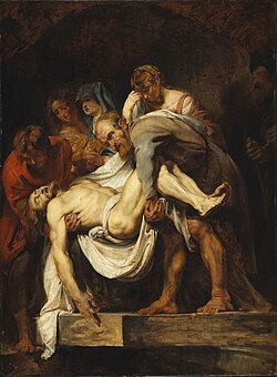 Peter Paul Rubens, The Entombment, tax. 1612–1615
