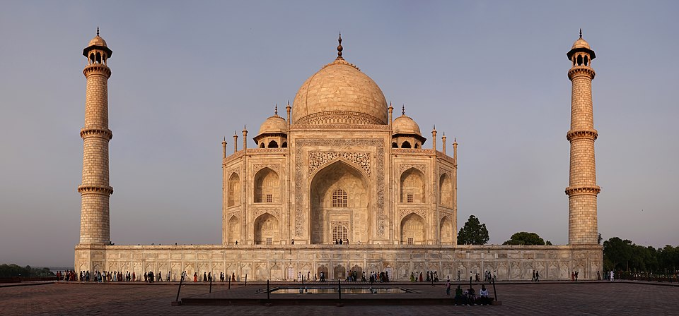Fayl:Taj Mahal Sunset Edit1.jpg