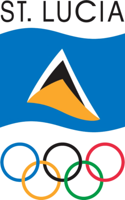 Sent Lyusiya Olimpiya qoʻmitasi logo