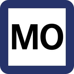 Fayl:Tokyo Monorail Line symbol.svg