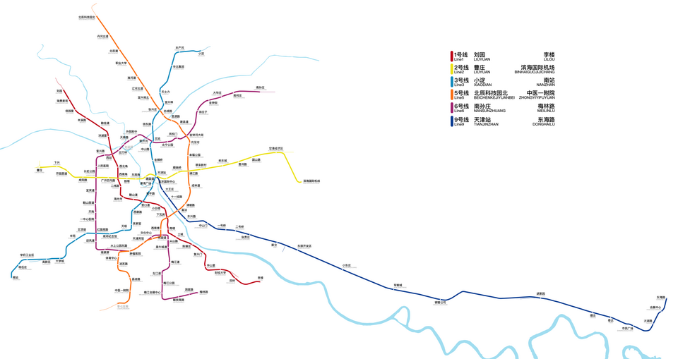 Fayl:Tianjin Metro System Map 201806.png