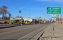 Skyline of La Junta, Colorado