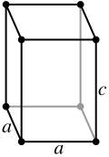 Tetragonal, simple