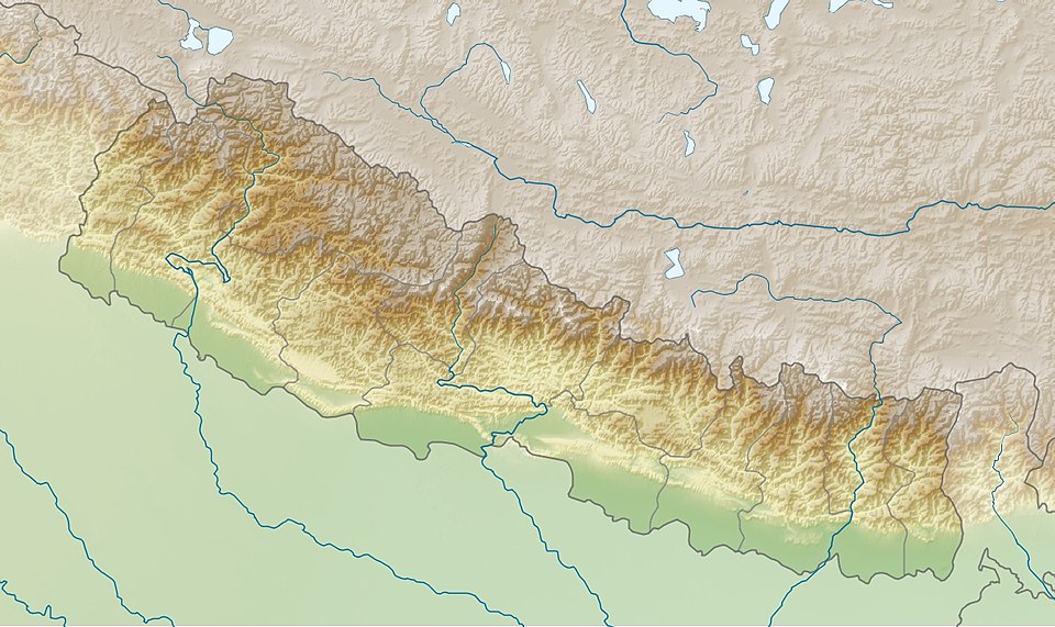 Fayl:Nepal relief location map.jpg