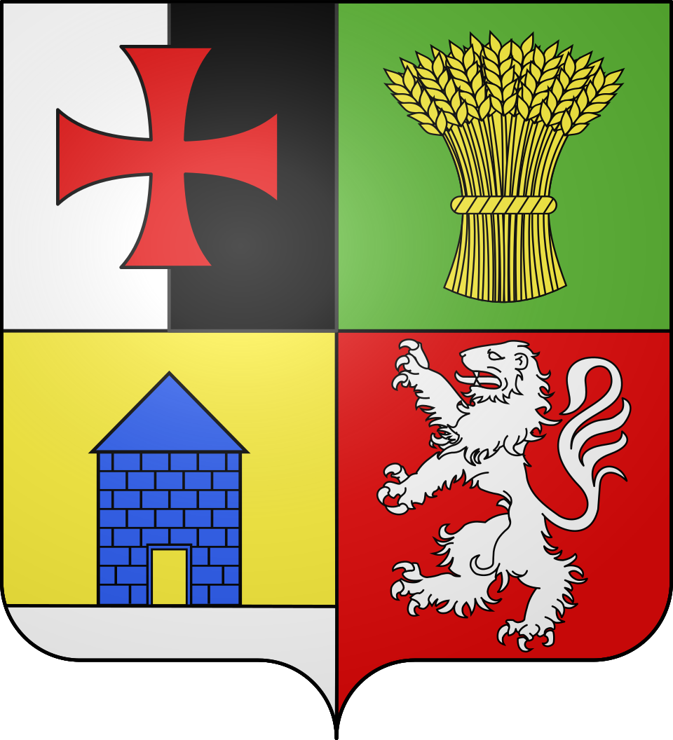 Fayl:Blason ville fr Douchy (45).svg