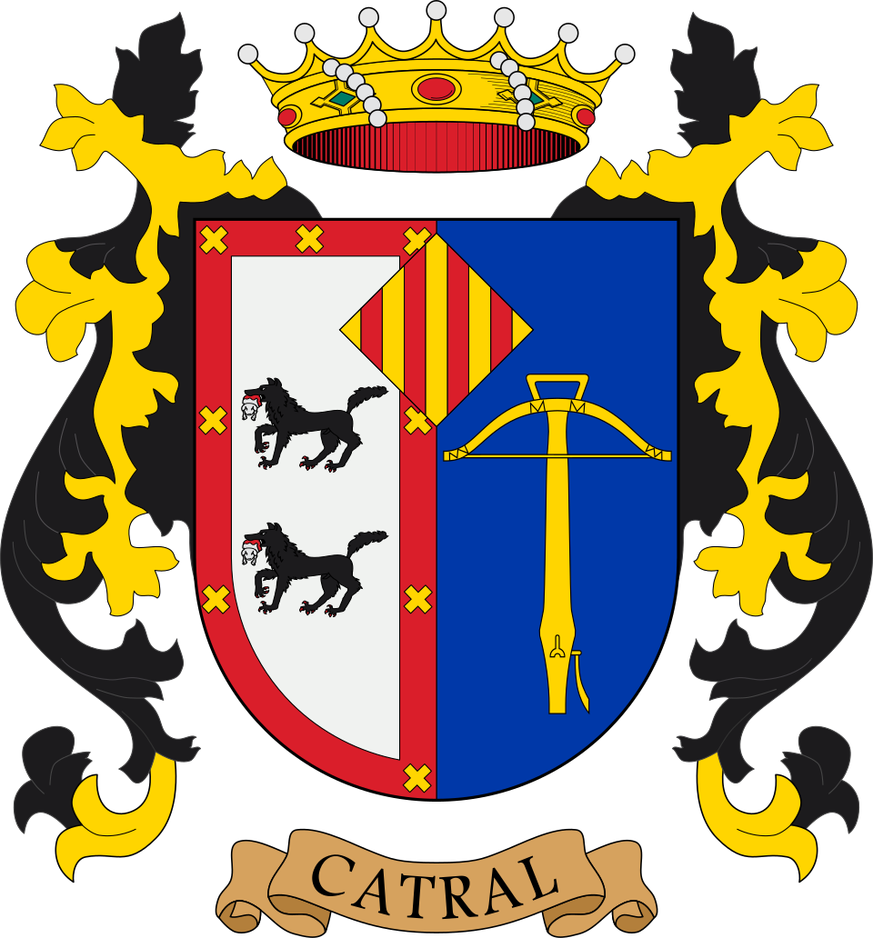 Fayl:Escut de Catral ornamentat.svg