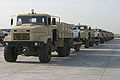 Iroq armiyasining KrAZ-6322 yuk mashinalari