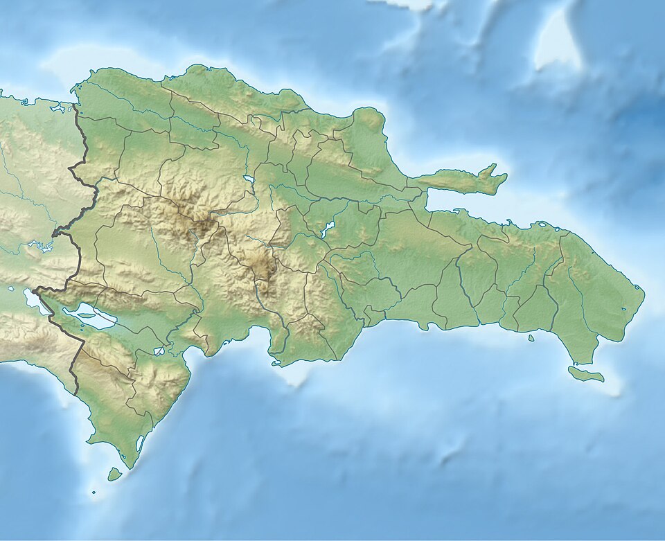 Fayl:Dominican Republic relief location map.jpg