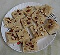 Odisha uslubidagi suji (irmik) barfi