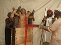 Bhai Mati Das shahid qilinishini koʻrsatuvchi haykal