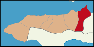 Tumanning xaritadagi koʻrinishi