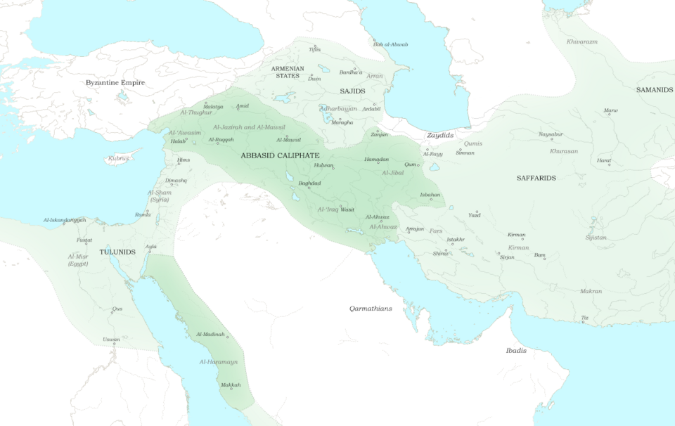 Fayl:Abbasid Caliphate 900.png