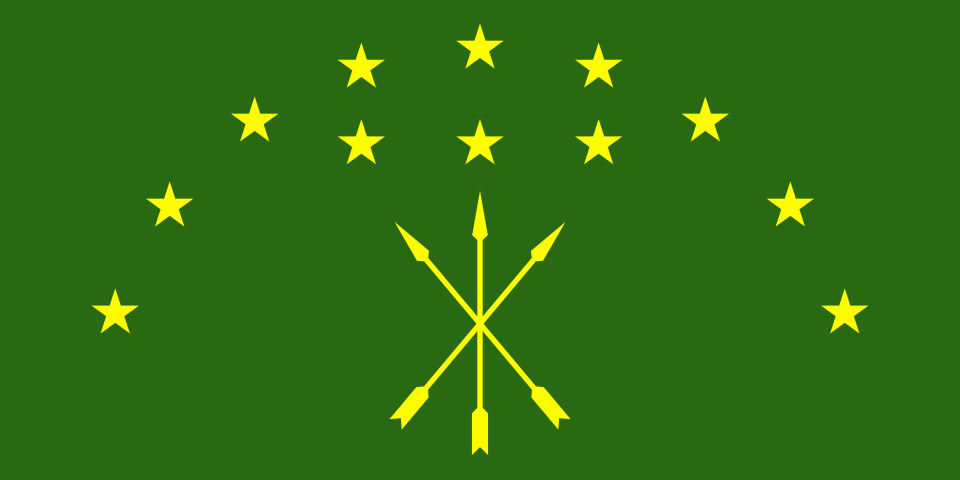Fayl:Flag of Adygea.svg