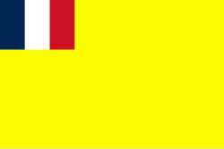 Protectorate flag of Annam and Tonkin, 1885 to 9 March 1945
