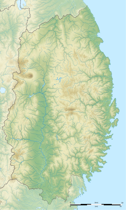 Fayl:Iwate-ken géolocalisation relief.svg