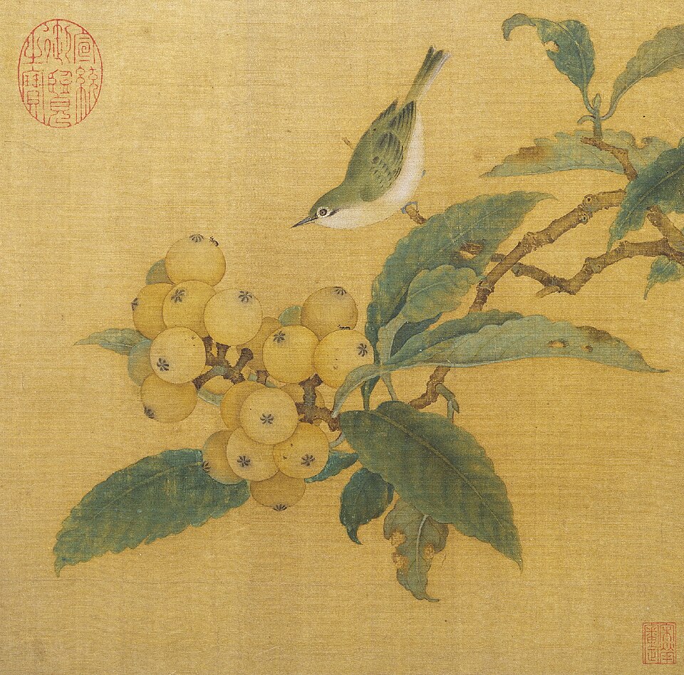 Fayl:Loquats and Mountain Bird.jpg