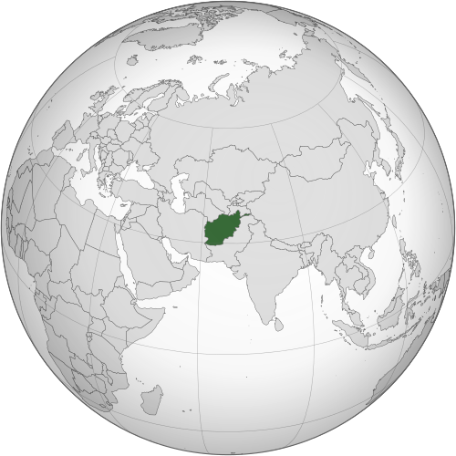 Location of Afgʻoniston