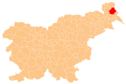 Moravske Toplice munitsipaliteti xaritasi