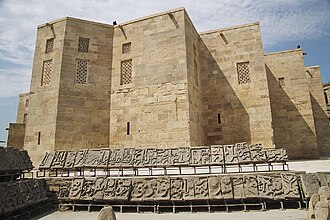Large sandstone building