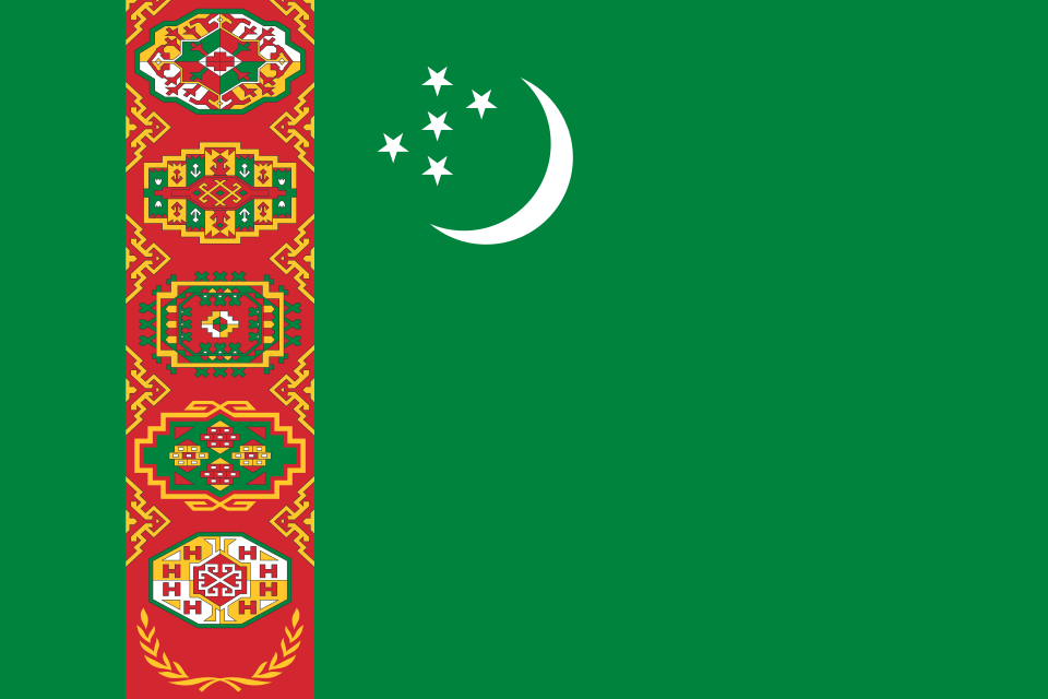 Fayl:Flag of Turkmenistan.svg