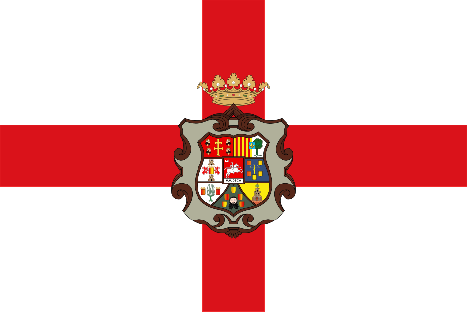 Fayl:Flag of Huesca (province).svg