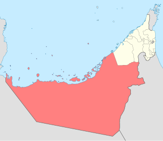 Abu-Dabi xaritada