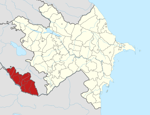Location of Naxichevan Avtonom Respublikasi