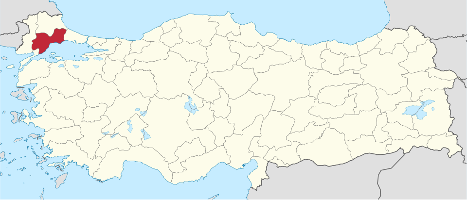 Fayl:Tekirdağ in Turkey.svg