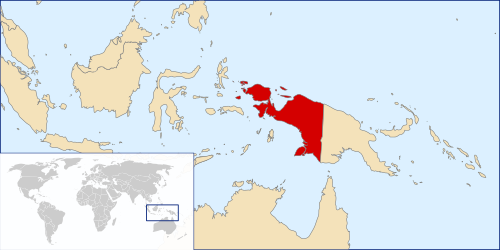 Location of Gʻarbiy Papua Respublikasi