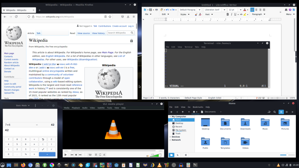 Fayl:Manjaro Linux desktop 20210604.png