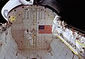 Astronavtlar Jerry Ross va Jerome Apte ikkinchi bor kosmosga chiqish paytida.