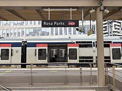 Parijdagi Rosa Parks temir yoʻl stantsiyasi