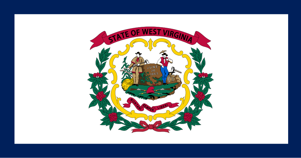 Fayl:Flag of West Virginia.svg