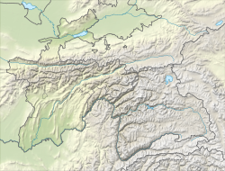 Location map/data/Tajikistan is located in Tajikistan