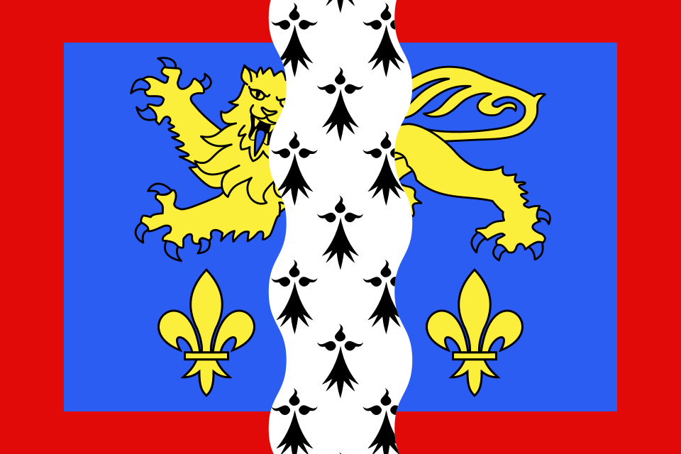 Fayl:Drapeau fr département Mayenne.svg