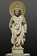 Tik turgan bodhisattva. Gandhāra, milodiy 2–3-asr