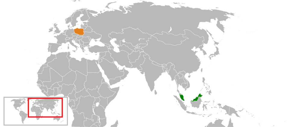 Fayl:Malaysia Poland Locator.svg