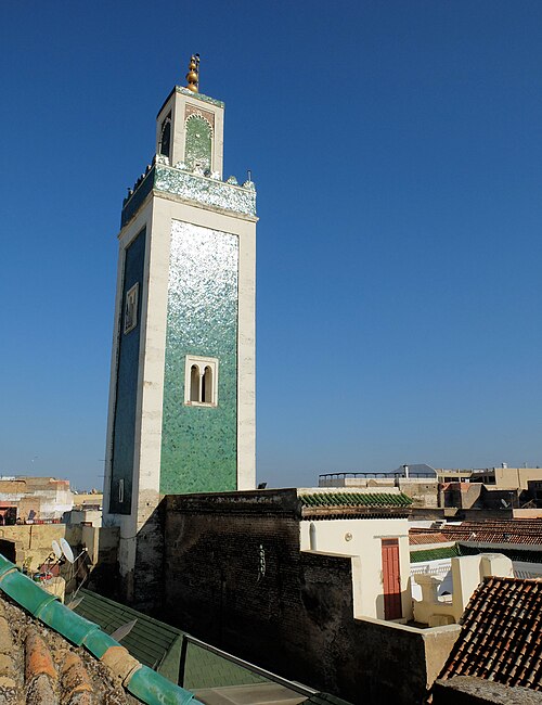 Fayl:Meknes Grand Mosque minaret.jpg