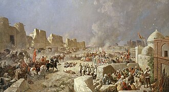 Rus qo'shinlarining Samarqandga kirib kelishi