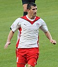 England player Steven Gerrard became the first player to score a Premier League hat-trick in the Merseyside derby in March 2012.