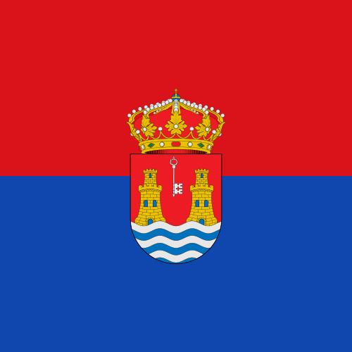 Fayl:Bandera de Alcazarén.svg