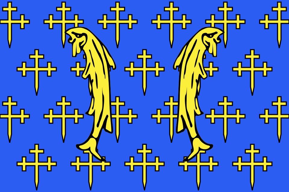 Fayl:Drapeau fr département Meuse.svg