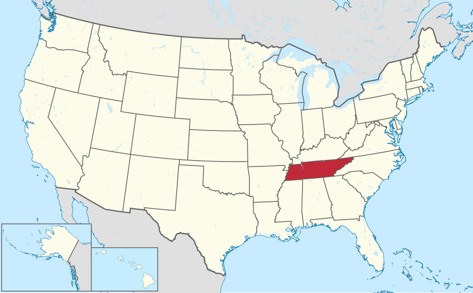 Fayl:Tennessee in United States.svg